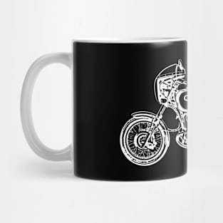 R90S Bike White Sketch Art Mug